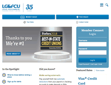 Tablet Screenshot of lgfcu.org